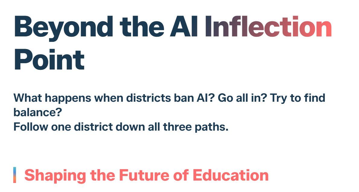 Beyond the AI Inflection Point